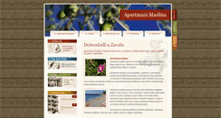 Desktop Screenshot of apartmanimaslina.com